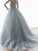 Ball Gown Sleeveless Sweetheart Beading Floor-Length Tulle Dresses HEP0002129