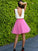 A-Line/Princess V-neck Sleeveless Short/Mini Tulle Dresses HEP0008872
