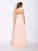A-Line/Princess High Neck Ruffles Sleeveless Long Chiffon Dresses HEP0003511