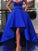 A-Line/Princess Satin Ruffles Sweetheart Sleeveless Asymmetrical Dresses HEP0001780