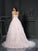 Ball Gown Sweetheart Ruffles Sleeveless Long Organza Wedding Dresses HEP0006473