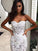 Trumpet/Mermaid Sweetheart Court Train Applique Sleeveless Lace Wedding Dresses HEP0006127