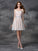 A-line/Princess Sweetheart Lace Sleeveless Short Lace Cocktail Dresses HEP0008696