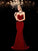 Sheath/Column Sweetheart Sleeveless Long Velvet Dresses HEP0009143