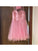 A-Line/Princess Sleeveless Scoop Applique Tulle Short/Mini Dresses HEP0008972