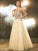 Ball Gown V-neck Sleeveless Beading Floor-length Tulle Dresses HEP0002487