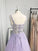 A-Line/Princess Tulle Beading V-neck Sleeveless Floor-Length Dresses HEP0001531