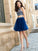 A-Line/Princess Jewel Sleeveless Beading Short/Mini Net Dresses HEP0002762