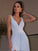 A-Line/Princess Ruffles Jersey V-neck Sleeveless Floor-Length Dresses HEP0001510