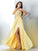A-Line/Princess Sheer Neck Beading Sleeveless Long Chiffon Dresses HEP0002378