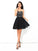 A-Line/Princess Sweetheart Paillette Sleeveless Short Chiffon Cocktail Dresses HEP0008835