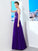 A-Line/Princess Sleeveless Chiffon Scoop Crystal Floor-Length Dresses HEP0002539