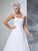 Ball Gown Straps Applique Sleeveless Long Chiffon Wedding Dresses HEP0006560