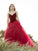 Ball Gown Sweetheart Tulle Sleeveless Court Train Dresses HEP0001689